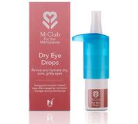 M-Club Eye Drops for Dry Eyes 0.3%, 10ml - Preservative Free Eyedrops for Menopause Dry Eye Relief - Gently Calms Itchy, Sore Eyes - Contact Lens Friendly with 0.3% Sodium Hyaluronate