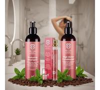 M-Club Hair Revival Bundle - Menopause Hair Care Set with Nurturing Shampoo, High Shine Conditioner & Peppermint Vitamin Spray - Supports Natural Growth, Shine & Scalp Health