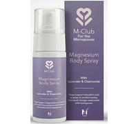 M-Club Magnesium Body Spray for Menopause - Lavender & Chamomile Magnesium Spray for Bedtime Relaxation, Cooling Comfort, Sleep, Legs, Joints, Restless Legs and Muscles