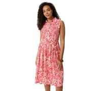 M&Co and White Abstract Printed Sleeveless Shirt Dress - Women's