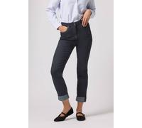 M&Co Womens Dark Ankle Grazer Cigarette Jeans - Women's Indigo