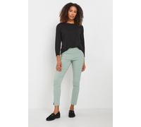 M&Co Womens Sage Stretch Bengaline Trousers - Women's Green