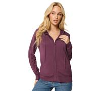 M&Co Berry Knitted Hoodie - Women's Purple