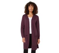M&Co Berry Longline Cardigan - Women's Purple