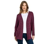 M&Co Berry Open Front Cardigan - Women's Purple