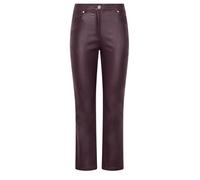M&Co Women's Coated Bootcut Jeans in Mauve | Size: 16S