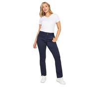 Petite Lift & Shape Straight Leg Jeans M&Co Dark Blue 16S