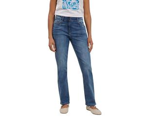 M&Co Blue Mid Wash Straight Leg Jeans - Women's