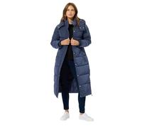 M&Co Blue Padded Midi Coat - Women's