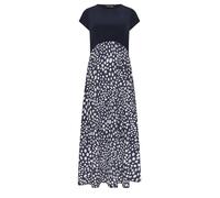 M&Co Blue Spot Print 2 in 1 Midi Dress - Women's