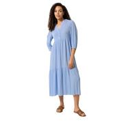 M&Co Tiered Half Placket Maxi Dress - Women's