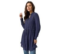 M&Co Blue Tunic Shirt Dress - Women's