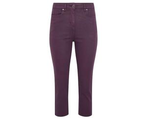 M&Co Brown Ankle Grazer Jeans - Women's