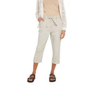 M&Co Brown Cool Cotton Poplin Cropped Trouser - Women's