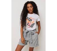 M&Co Petites Petite Cargo Shorts - Women's Grey
