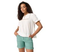 M&Co Women's Cotton Poplin Shorts in Green | Size: 12 M&Co Green 12