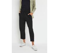 M&Co Women's Cropped Hareem Trousers in Black | Size: 10L M&Co Black 10L