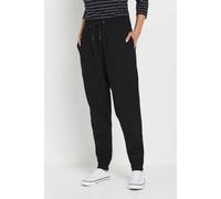 M&co Cuffed Drawstring Joggers In Black Black