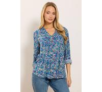 M&co Ditsy Floral Pintuck Blouse Multi 20