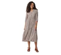M&Co Ditsy Floral Tiered Maxi Dress - Women's Pink