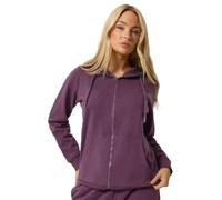 M&Co Women's Essential Zip Through Hoodie in Plum | Size: 20 M&Co Plum 20