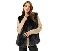 M&Co Faux Fur Gilet - Women's