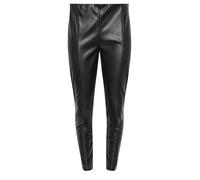 M&Co Faux Leather Leggings - Women's Black