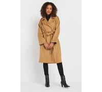 M&co Faux Suede Jacket In Brown Brown 20