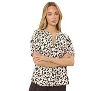 M&Co Floral Notch Neck Blouse - Women's