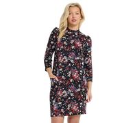 M&Co Floral Tunic Dress - Women's Black