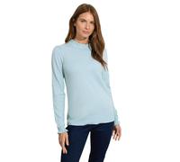 M&Co Frill Neck Knitted Jumper - Women's Light Blue