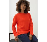 M&co Funnel Neck Knitted Jumper In Orange Orange 22-24