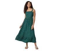 M&Co Green Foil Detail Maxi Dress - Women's