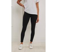 M&Co Women's High Waisted Premium Leggings in Black | Size: 10 M&Co Black 10