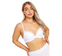 M&Co Lace T-Shirt Bra - Women's White