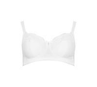 M&Co Womens Non Wired Lace Trim Bra - Women's White