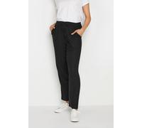 M&co Linen Joggers In Black Black