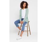M&Co Women's Longline Knitted Cardigan in Light Green | Size: 14-16 M&Co Light Green 14-16