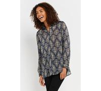 M&Co Womens Woven Metallic Blouse - Women's Black