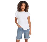 M&Co Mid Wash High Waisted Denim Shorts - Women's Blue