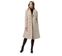 M&Co Natural Double Breasted Midi Coat - Women's