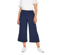 M&Co Navy Soft Crepe Culottes - Women's