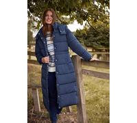 M&co Padded Midi Coat In Dark Navy Dark Navy 12