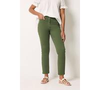 M&Co Women's Petite Ankle Grazer Jeans in Bottle Green | Size: 20 M&Co Bottle Green 20