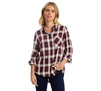 M&Co Petite Berry Check Shirt - Women's Red