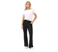 M&Co Petite Cord Flare Trousers - Women's Black