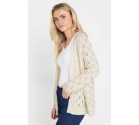 M&Co Petites Petite Crochet Cardigan - Women's Cream