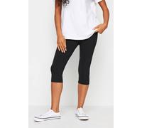 Petite Cropped Bengaline Trousers M&Co Black 8