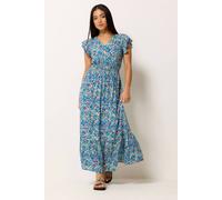 M&co Petite Ditsy Floral Maxi Dress Multi