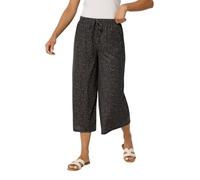 M&Co Petite Floral Print Wide Leg Culottes - Women's